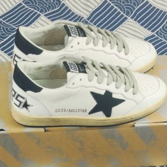 Golden Goose Ball Star in nappa with white star and black heel tab Sneaker - Picture 5 of 10